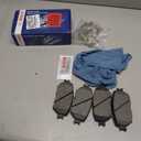 BOSCH BE908H Blue Ceramic Disc Brake Pad Set With Hardware - Compatible With Select Lexus GS300, IS250; Toyota Camry; FRONT