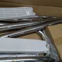 errzom Select A-Frame Heavy Duty 33" Above Ground Ladder, Swimming Pool Ladder, 2/3/4 Steps Ladder, 304 Stainless Steel Ladder, Non-Slip Ladder, Max Load Capacity 500 Lb Ladders,33in