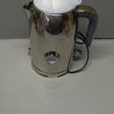 SUSTEAS Electric Kettle - 57oz Hot Tea Water Boiler with Thermometer, 1500W Fast Heating Stainless Steel Pot, Cordless LED Indicator, Auto Shut-Off & Boil Dry Protection, Glossy Silver