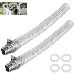 Fryer Drain Extension Hose Compatible with Bayou Classic 1" Valve Connectors,15 inch Drain Hose fits for 700-602, 700-701, 700-704, 700-709, 700-725 Deep Fryer Oil Drain Pipe