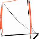 GoSports Regulation 6 ft x 6 ft Lacrosse Net - Steel Frame or Bow Style Frame - The Only Truly Portable Lacrosse Goal, Backyard Setup in Minutes