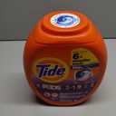 Tide PODS laundry detergent pacs, 3-in-1 Stain Remover, Odor Fighter, Color Protector, 112 Count, HE compatible, Spring Meadow Scent