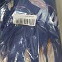 JSD Navy Floral Sheet Set King Size, 4 Piece Soft Printed Microfiber Sheets Extra Deep Pocket