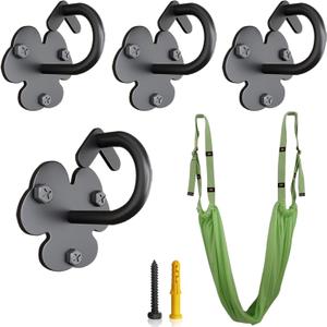 Resistance Band Wall Anchor,Wall Mount Workout Anchors for Resistance Bands, Weight Straps, Yoga, Home Gym Resistance Band Wall Anchor,Wall Mount Workout Anchors for Resistance Bands, Weight Straps, Yoga, Home Gym