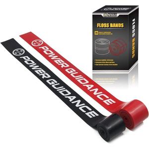 POWER GUIDANCE Muscle Floss Bands - Compression Bands - Mobility & Recovery Bands - for Improving Movement, Increasing Circulation & Reducing Soreness