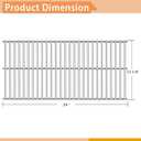 13 1/4" x 24" Stainless Steel Grill Cooking Grates Replacement for Broilmaster P3, Broilmaster D3, Broilmaster G3 Gas Grill Models, S5402A, Single Pack