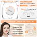 MARE AZZURO Large Round Bifocal Reading Glasses Women Blue Light Blocking Readers 1.0 1.25 1.5 1.75 2.0 2.25 2.5 2.75 3.0 3.5