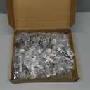 20 Pack Soft Close Cabinet Door Hinges for 1/2" Partial Overlay, 105 Degree Opening Angel, Stainless Concealed Kitchen Cabinet Hinges with Mounting Screws, Manual and Door Bumpers