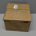 Ruckae 10oz 100 Pcs Square Mini Loaf Pans with Lids-Disposable Foil Dessert Containers,Mini Cake Pans with Lids,Aluminum Dessert Cups for Parties and Weddings (Light Blue, 10oz)