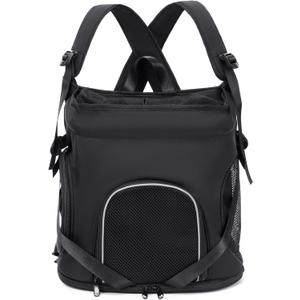 Lightweight Cat Backpack Carrier, Pet Backpack for Cat and Small Dog Less Than 15Ib (Black)
