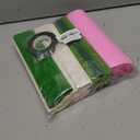 Crepe Paper Streamers 8 Rolls, 10 x 98Inch 8 Pink&Green Colors Crepe Paper Sheets for DIY Gift Colourful Paper Flower Wrapping Paper Crafts Birthday Wedding Holiday Party Decorations