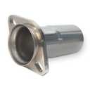Elifecenter ID 2.5" to ID 3" Stainless Steel Exhaust Adapter w/Flange Ugrade Replace #41726