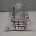 Medline Two-Button Walker Basket, Lightweight, Durable, Easy Installation, Convenient Storages, Ideal for Medical Patients, Hospitals, Nursing Homes (Pack of 2)