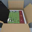 Yellow Mountain Imports Chinese Mahjong Set  Rouge Heritage  146 Medium Tiles, Professional Set for Chinese-Style Play [ ] (Green)