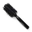 Cortex Professional 100% Boar Bristle Round Hair Brush, For Women and Men, For All Hair Types, Natural and Soft Hair Brush - Black Wood 2.4"