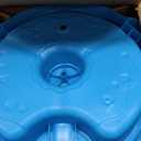 Step2 Summer Showers Splash Tower Water Table for Kids, Outdoor Kids Water Sensory Table, Ages 1.5+ Years Old, 8 Piece Water Toy Accessories, Blue & Green