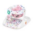Bright Starts Learn-to-Sit 2-Position Baby Floor Seat with Toys, Pink, 4-12 Months