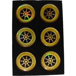 EMF Stickers Blocker Chip Neutralize Shield Protection for Cell Phones cased and Electronic Devices WiFi 5G Tablets Laptops Computers TV Monitors(12 Pcs Glod)