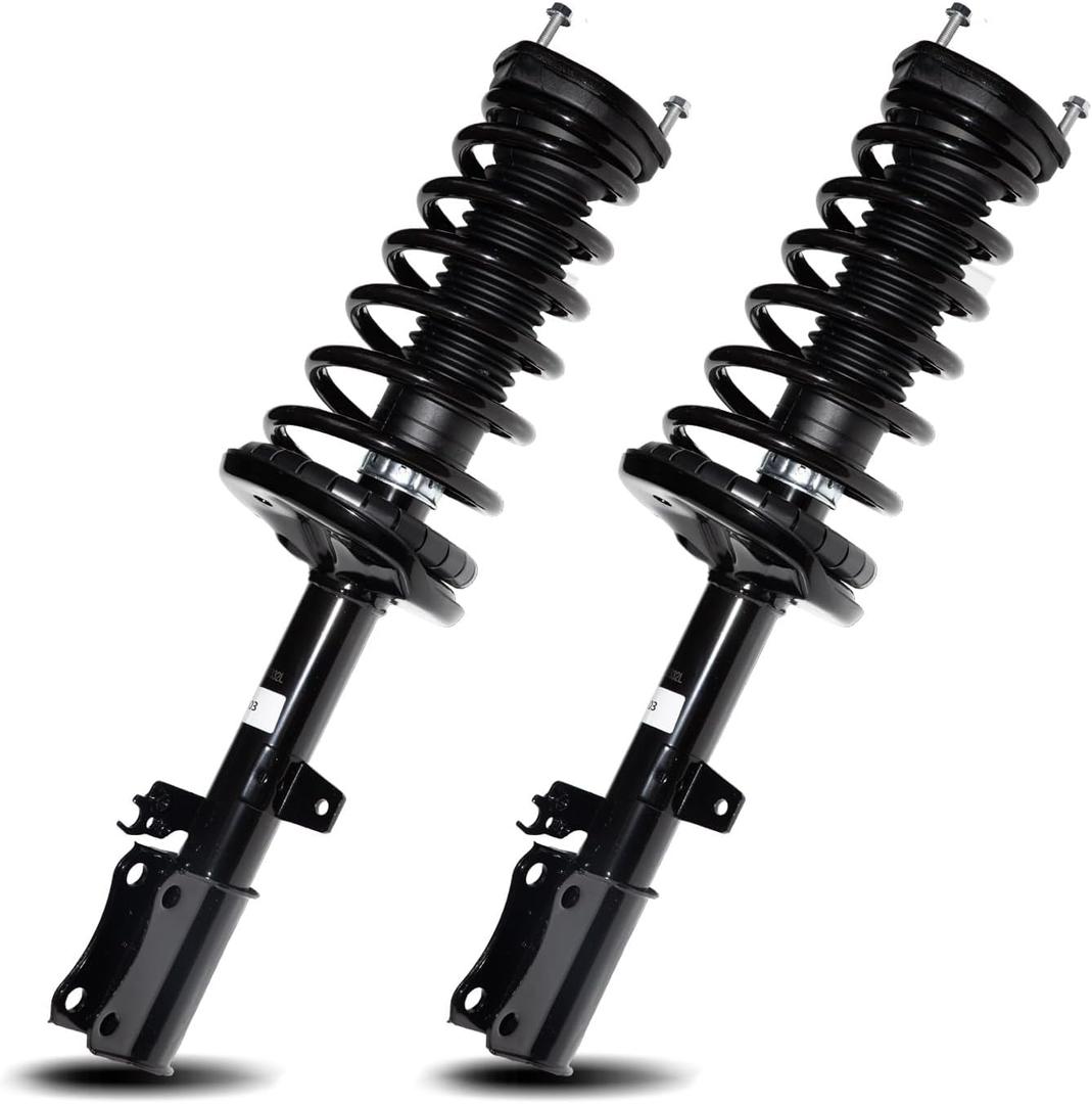 Rear Pair Complete Struts Assembly with Coil Spring Replacement for 1997-2001 Toyota Camry &1999-2003 Toyota Solara FWD Shock Absorbers -171680 171681, Set of 2