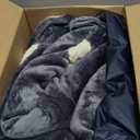 12V Heated Blankets Battery Operated,Cordless Heating Blanket Wearable Shawl,Portable Electric Wrap Poncho Blanket Hoodie,15000mah Sherpa Heated Throw Blanket 3 Heat sets for Car,Indoor,Camping,Picnic