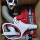 Shark NV501 Rotator Professional Lift-Away Upright Vacuum with HEPA Filter, Swivel Steering, LED Headlights, Wide Upholstery Tool, Dusting Brush & Crevice Tool, White/Red