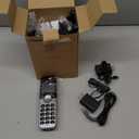 VTech VG232-2 Cordless Phone with Answering Machine - 2 Handsets, Large Backlit Display, Big Buttons, Full-Duplex Speakerphone, Caller ID, 14-Min Digital Answering System, Easy Setup - Silver/Black