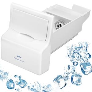 Upgraded 241860803 Refrigerator Ice Bucket Assembly Compatible with Frigidaire Ice Maker Replacement Ice Bin Container Parts AP4300918 LFSS2612TF0 LFSS2612TE0 FFSS2615TS0 FFHS2611PFEA Ice Maker