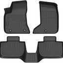 Cartist Custom Fit for Floor Mats 2011-2023 Dodge Charger AWD/Chrysler 300 AWD All Weather Floor Liners Front & 2nd Row TPE Heavy Duty (NOT for RWD)