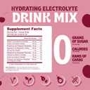 Electrolyte Powder  Cherry Pomegranate Flavor | Sugar-Free Hydration Mix with 6 Key Electrolytes for Energy, Cramp Support & Recovery | Keto, Vegan, Fasting Friendly | Magnesium + Potassium