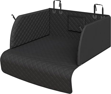 SUV Cargo Liner for Dogs, Pet Trunk Cover with Cushioned Sides Full Coverage Non-Slip Cargo Cover with Bumper Flap Protector, Waterproof 600D Oxford, 28D High-resilience Foam, Safer Rides, Size: M