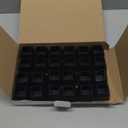 Ezprotekt Chair Leg Sliders for Carpet, 24 Pcs Square Chair Glides for Carpet, Carpet Furniture Pads Stool Leg Protectors Caps, Carpet Furniture Glides Quickly and Easily (XL Fit: 1.5" - 2")