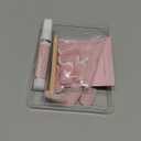 Glamnetic Press On Nails - Classy French | Medium Square Fake Nails, Trendy Micro French Tip, Salon Quality | 15 Sizes - 30 Nail Kit