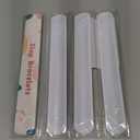 LovesTown 54PCS White Slap Bracelets, DIY Snap Bracelets Bulk Crafts for Kids Party Favors Treat Bags Birthday Goodie Bag Stuffers Classroom Prizes