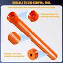 Inner Tie Rod Removal Tool Set Automotive Inner Tie Rod Tool Kit with 12 Crowfoot Adapters, 1/2 Inch Drive Tube for the ball head inside the steering wheel, steering wheel lever wrench set