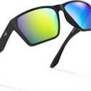 KastKing Beartrap Polarized Sports Fishing Sunglasses, With PuriVex Protective Lens Coating, Square Frame Design, Men Women