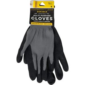 Jacent Multi-Purpose Gloves With Nitrile Coating, Lightweight and Durable - One Size Fits Most