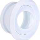 PATIKIL 10 Inch Round Air Vent Covers, 1Pcs ABS Adjustable Soffit Vent Ceiling Ball Jet Nozzle Air Diffuser for Bathroom Kitchen Living Room Ventilation, White