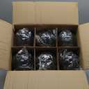 Zubebe 12 Pcs Large Christmas Ball Ornaments Giant Oversized Plastic Shatterproof Christmas Ball Outdoor Vintage Hanging Decorations UV Water Resistant for Holiday Farmhouse(Black,6 Inches)