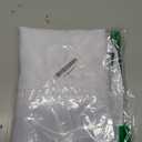 Bib Aprons Set for Women and Men, Kitchen Chef Apron with 2 Pockets and 40" Long Ties, Plus Size Adjustable Apron and Hat for Cooking - 32" x 28" - White