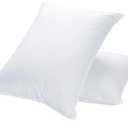 JA COMFORTS Goose Feather Down Bed Pillows for Sleeping(2 Packs)-Standard/Queen,High Fill Weight,Double-Layer Downproof Fabric Design,Goose Down Filling,600 Thread Count,Cotton Cover