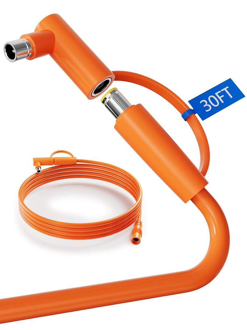 30FT Solar Extension Cable for Jackery SolarSaga 100W/200W, Compatible with Jackery Explorer 240/300/500/1000/1500/2000 Portable Power Station, DC7909 to DC8020 Extension Cord