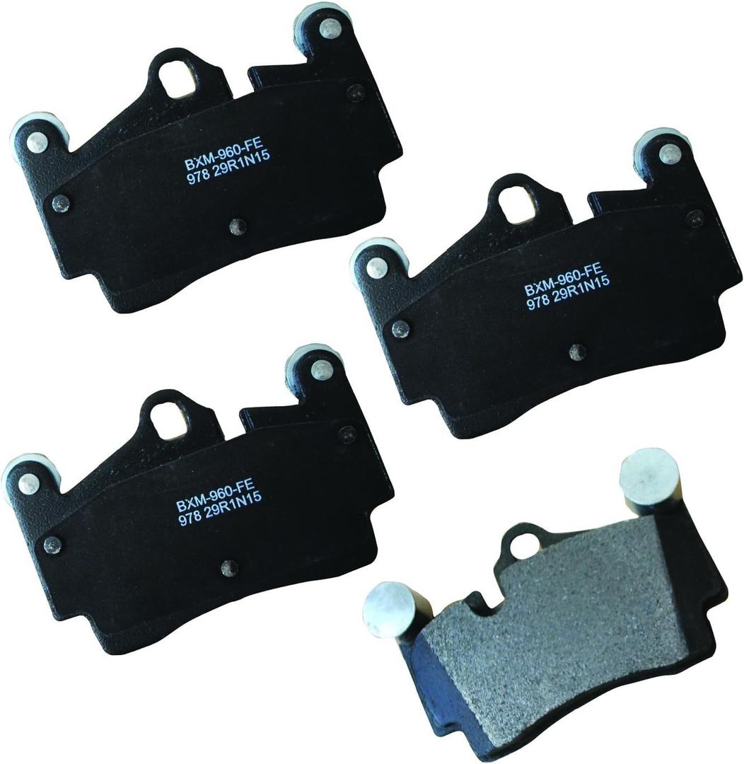 Bendix Premium SBM978 Semi-Metallic Rear Brake Pads for Audi Q7 2015-2007, Porsche Cayenne 2006-2003, Cayenne 2010-2008, Volkswagen Touareg 2010-2004