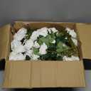 Hananona Artificial Roses in Bulk, Fake Silk White Roses Realistic Roses for Wedding Centerpieces Flower Arrangement Home Decor (100, White)