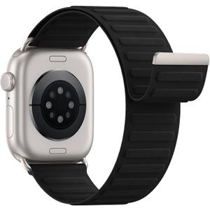 Magnetic Sport Bands Patented Compatible with Apple Watch Band 49mm 46mm 45mm 40mm 44mm 38mm 41mm 42mm for Men Women, Nylon Strap Replacement for iWatch Ultra/3/2/1 Series 11 10 9 8 7 6 5 4 3 2 1 SE