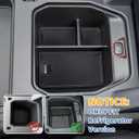 Center Console Organizer Compatible with 2020-2024 Land Rover Defender Armrest Storage Box and Armrest Hidden Tray Middle Console Organizer Interior Accessories-ONLY for Refrigerator