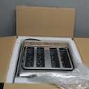 Smart Toaster 4 Slice Wide Slot Dual Digital TouchScreen & Independent Control for Family | 1800W Stainless Steel for 6 Bread Types & Toast Settings | Defrost Reheat & Single-Slice Modes