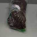 Ottoman Cover Square X-Large Stretch Slipcover for Ottomans Soft Intertwined Pattern Footstool Cover with Elastic Bottom,Dark Brown,X-Large