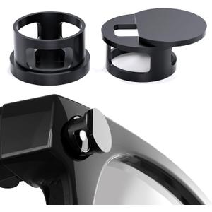 2 Pcs LED Light Blocker Cover for Ray Ban Meta Glasses Accessories, Completely Blocked and Invisible, Compatible with Wayfarer/Skyler/Headliner & Oakley Meta HSTN AI Smart Glasses