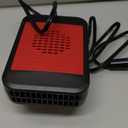 Car Heater,12V 200W Portable Car Heater for Vehicle,Car Defroster Windshield Heater Car Heater That Plugs into Cigarette Lighter for Car, SUV, Trucks (Red Black)