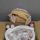 6-in-1 XL Play Mat & Play Gym, Baby Gym, Baby Activity Gym, Sensory Exploration and Motor Skill Development Toys (Blush)